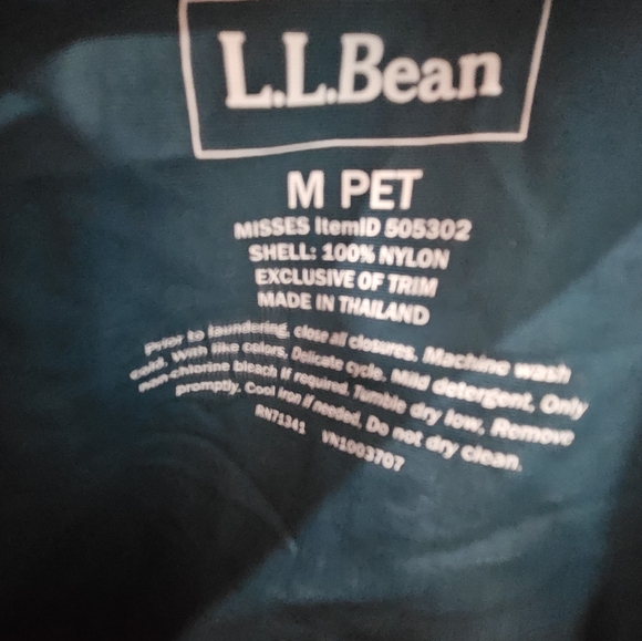 L.L.Bean Classic Adirondack Pullover Jacket Women's Medium Petite - Picture 5 of 7